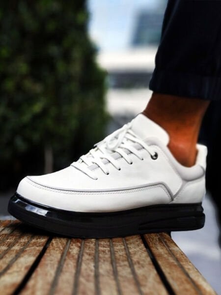 WHITE OLD AIR BEYAZ GRİ - 42
