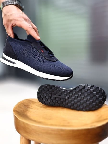 NAVY BLUE KNITING DREAM ERKEK RAHAT AYAKKABI LACİVERT - 42