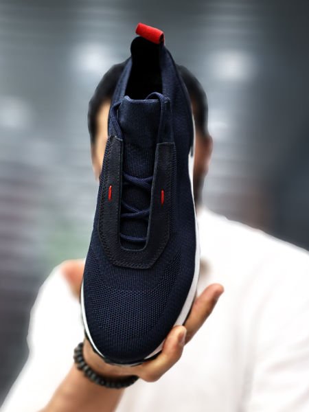 NAVY BLUE KNITING DREAM ERKEK RAHAT AYAKKABI LACİVERT - 42