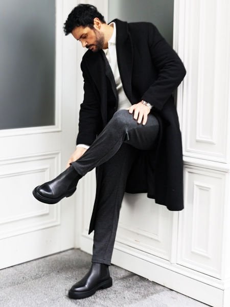 BLACK MAJOR HAKİKİ DERİ BOT SİYAH FLOTER - 37