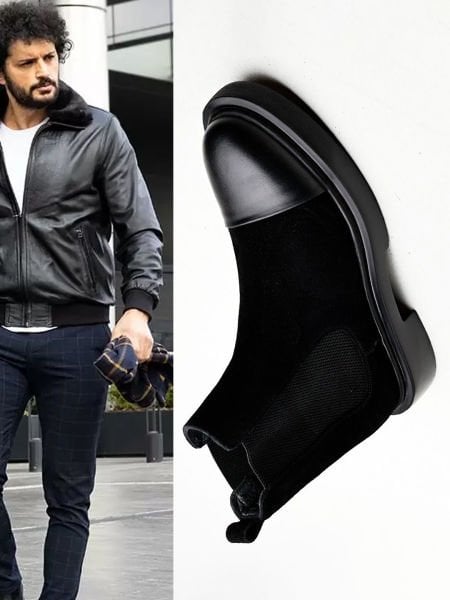 BLACK SUEDE MAJOR HAKİKİ DERİ BOT SİYAH SÜET - 37