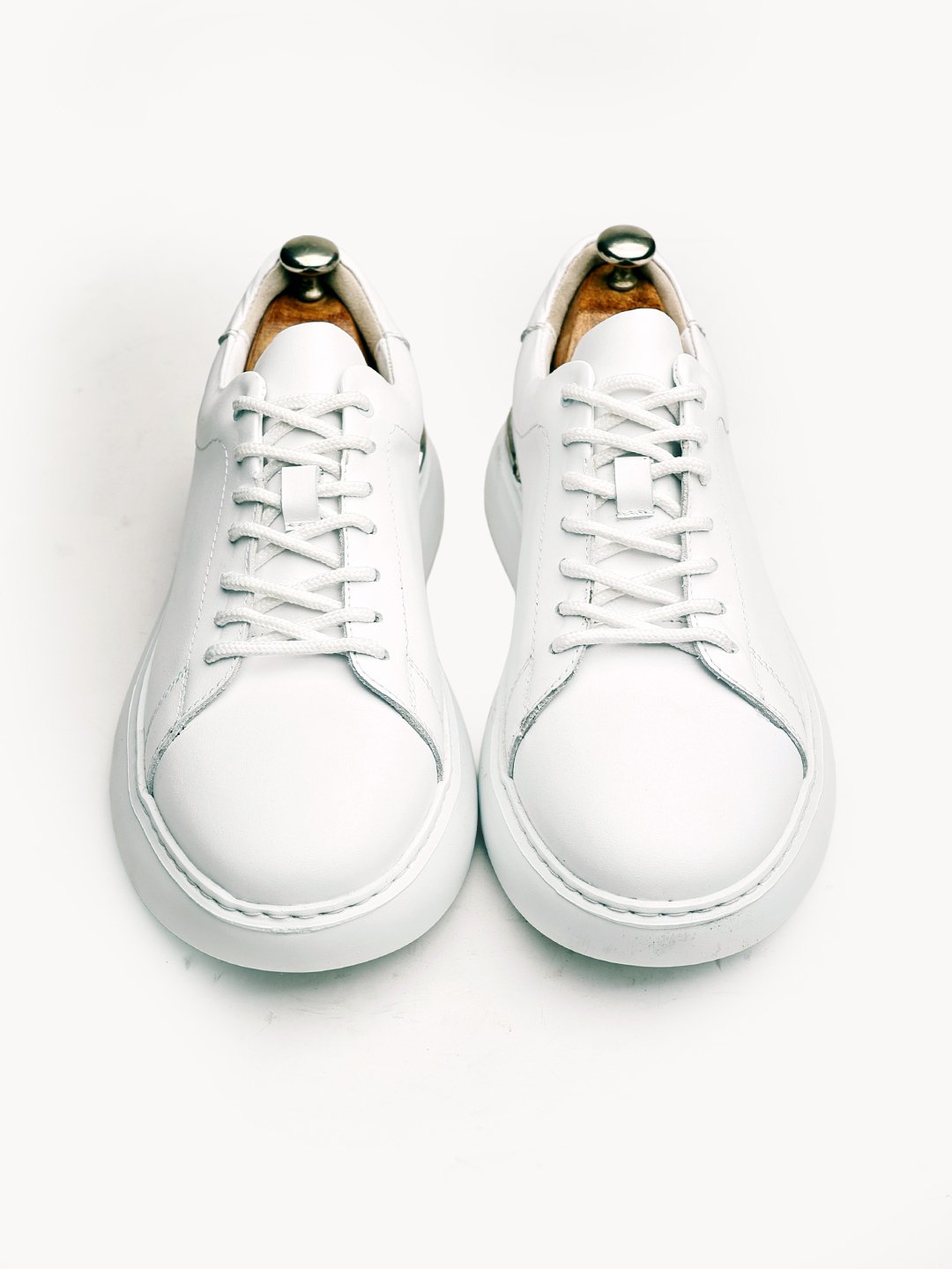 WHITE PRIME HAKİKİ DERİ ERKEK GÜNLÜK ŞIK AYAKKABI BEYAZ - 44