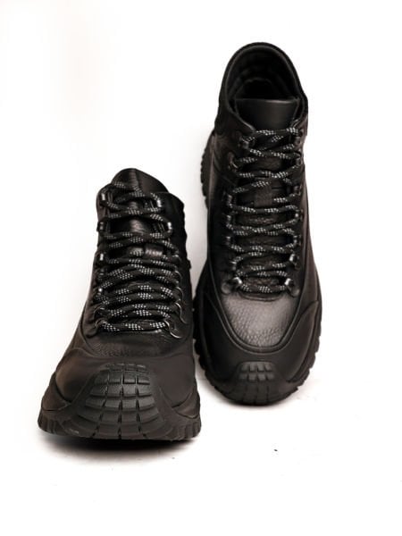 BLACK SCOOT HAKİKİ DERİ ERKEK GÜNLÜK BOT SİYAH - 45