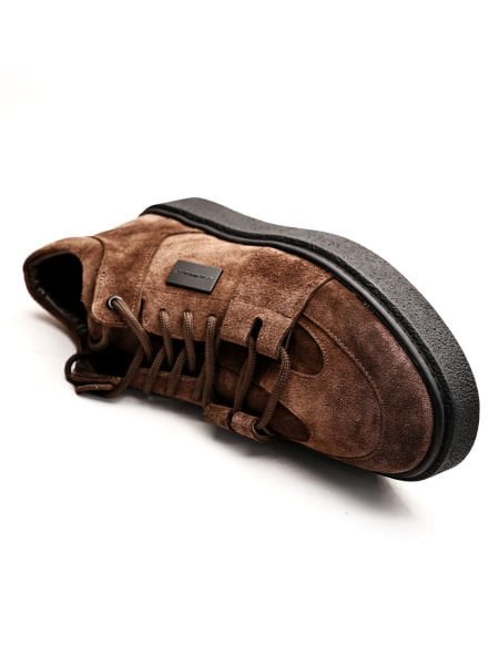 COFFEE SUEDE IMPERIO ERKEK DERİ KALİTELİ KISA BOT KAHVE SÜET - 45