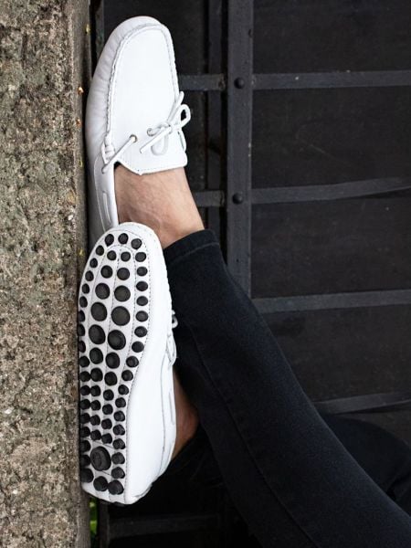 WHITE CLEVER HAKİKİ DERİ KLASİK AYAKKABI BEYAZ - 40