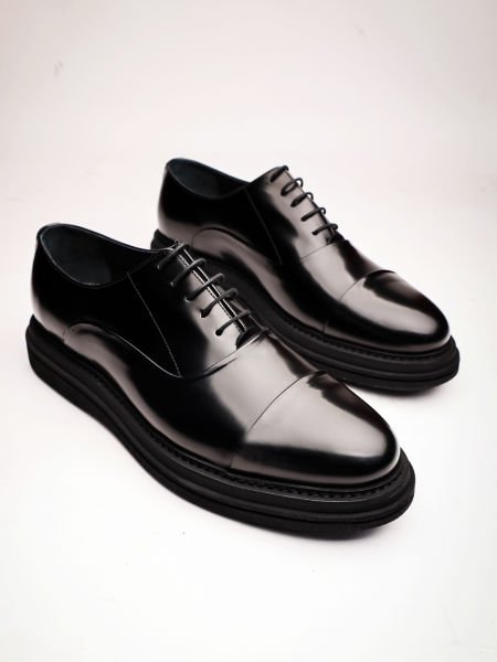 BLACK-X AMSTERDAM HAKİKİ DERİ RAHAT ERKEK KLASİK AYAKKABI BLACK X - 46