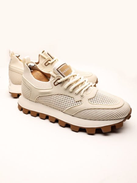 BEIGE BRISTOL ERKEK DERİ ÖRME RAHAT YAZLIK AYAKKABI BEJ - 44