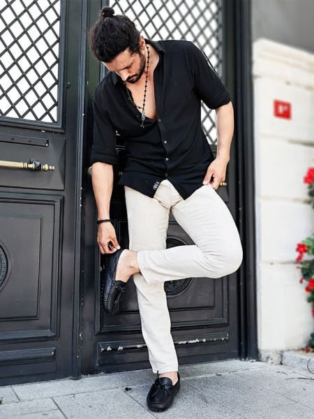 BLACK CLEVER HAKİKİ DERİ KLASİK AYAKKABI SİYAH - 42