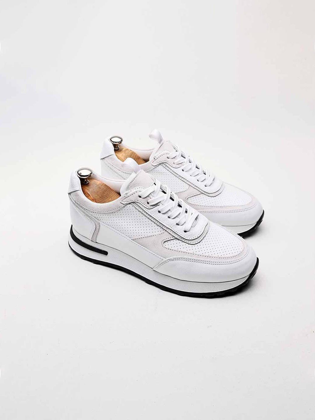 WHITE MARIO DERİ GÜNLÜK SNEAKERS BEYAZ - 39