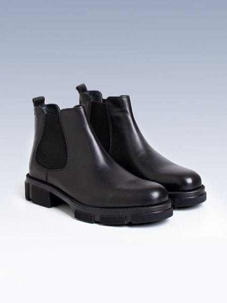 BLACK ROMEO HAKİKİ DERİ BOT SİYAH - 45