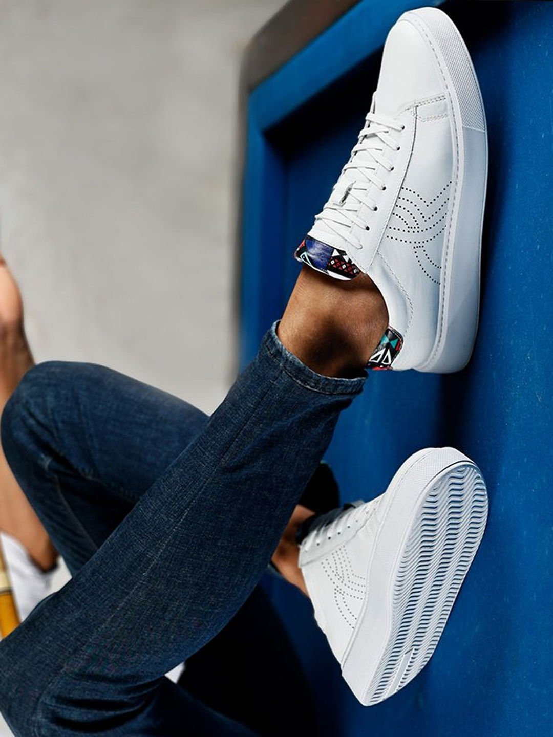 İBAY HAWAII COMFORTABLE MEN'S LEATHER DAILY STYLE SHOES WHITE - 44