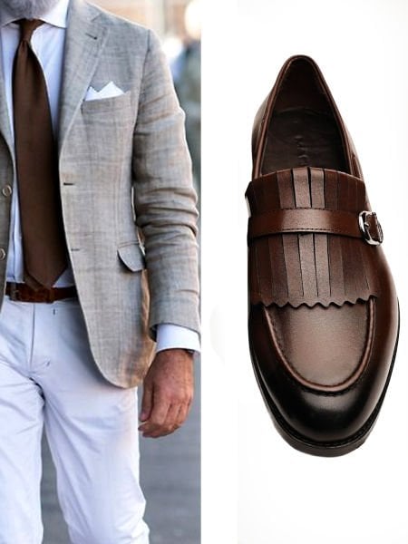 COFFEE GENTLEMEN HAKİKİ DERİ ERKEK KLASİK AYAKKABI KAHVE - 45