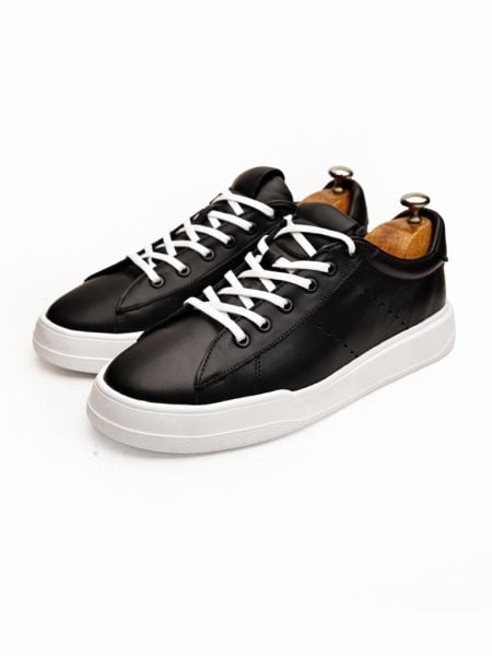 BLACK MAURO HAKİKİ DERİ ERKEK CASUAL AYAKKABI SİYAH - 43