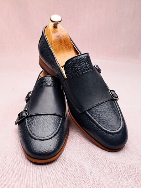 NAVY BLUE VALLE W LACİVERT DERİ ERKEK KLASİK AYAKKABI LACİVERT FLOOTER - 46