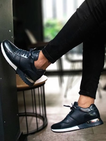 NAVY BLUE GUARDIAN HAKİKİİ DERİ ERKEK TARZ AYAKKABI LACİVERT - 42