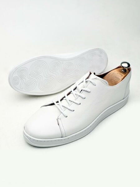 WHITE JESSE HAKİKİ DERİ BEYAZ DERİ CASUAL AYAKKABI KREM - 41