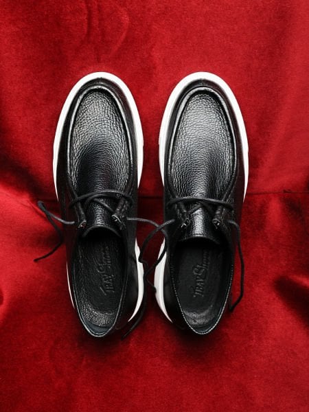 BLACK TOMMY HAKİKİ DERİ GÜNLÜK KLASİK AYAKKABI SİYAH - 40