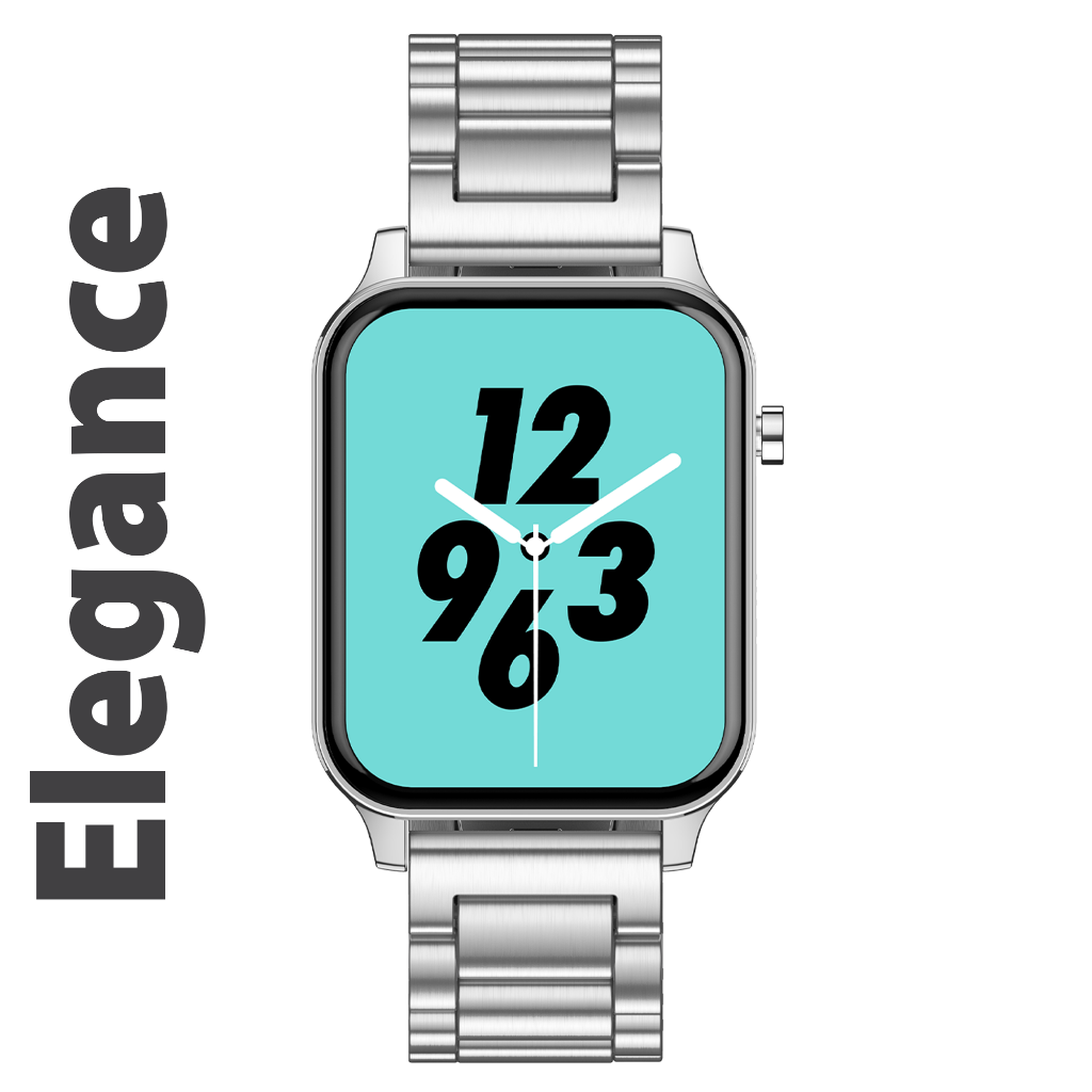 Montre intelligente Elegance Aluminium Argent