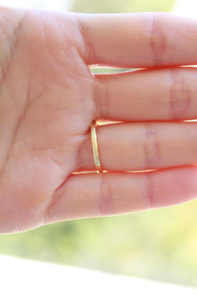 Zincir Model Gold Renk Eklem Yüzük