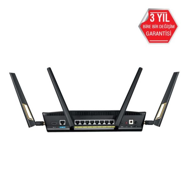 Asus Rt-Ax88U Pro Wıfı6-Dual Band Gaming-Aı Mesh Protection-Torrent-Bulut-Dlna-4G-Vpn-Router-Access