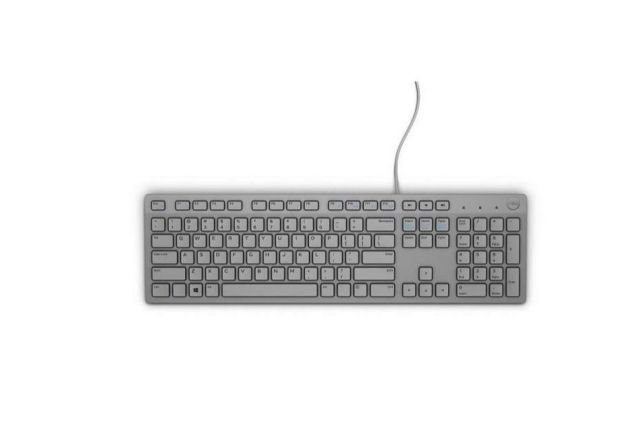 580-ADHR Dell Multimedia Keyboard-KB216 - US International (QWERTY) - Grey (-PL)