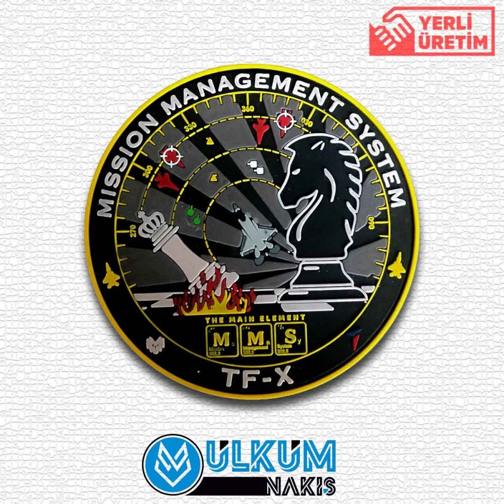 TF-X Mission Management System Pvc Patch