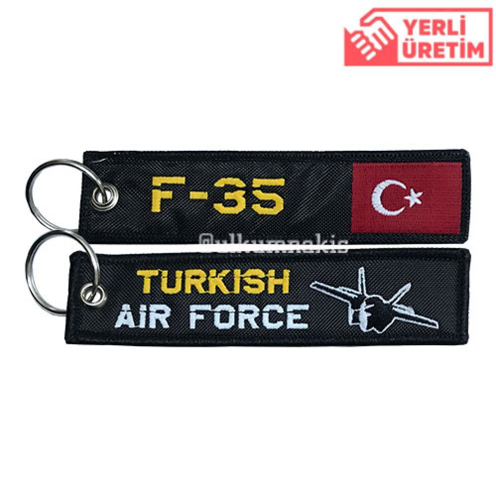 F-35 Nakış Anahtarlık