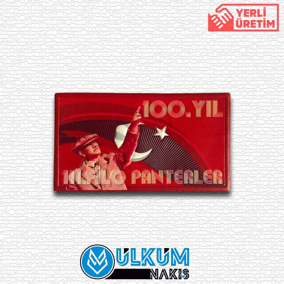 111 Filo Panterler 100.Yıl Tpu Patch