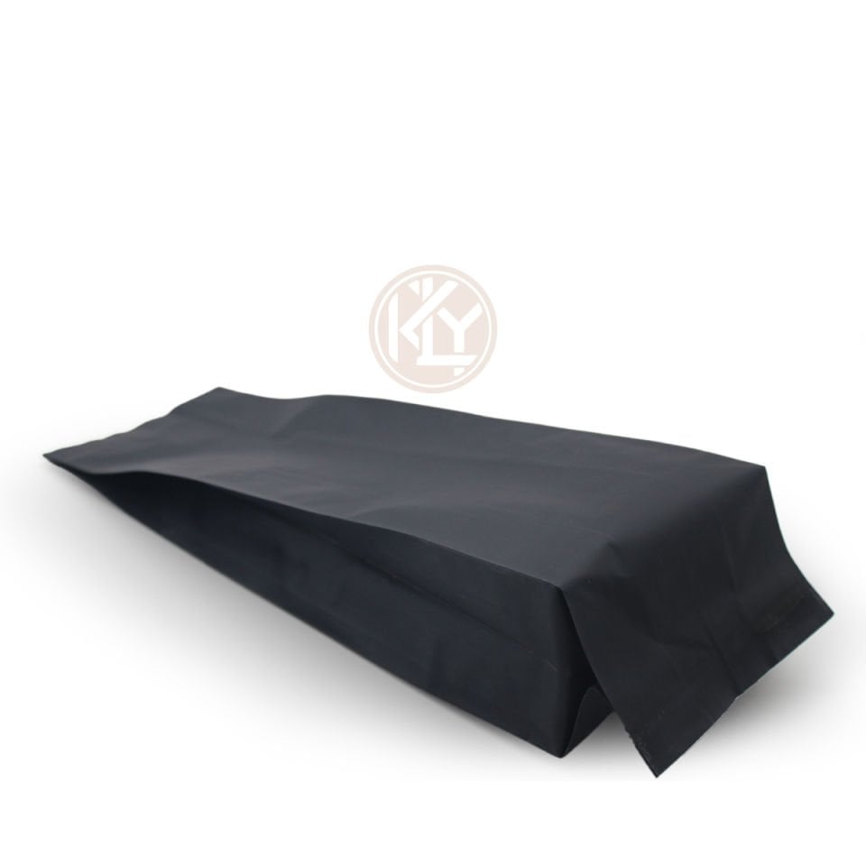 Siyah Mat Alüminyum Yan Körüklü Torba 10x34+3 Cm 500 Gr