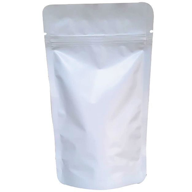 Beyaz Alüminyum Kilitli Doypack 11x18+3,5 Cm 100 Gr
