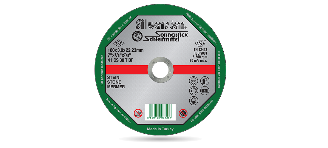 SİLVERSTAR MERMER KESİCİ TAŞ 180*3*22