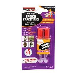 VODABOND RAPİD ŞIRINGA EPOKSİ YAPŞ. 6ML ŞEFFAF