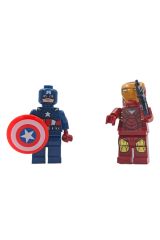 Lego Uyumlu 8'li Avengers Figür Seti 4cm. Marvel Fanlarına Özel Evreninin En Büyük Kahramanları