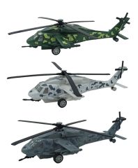 Oyuncak Metal Savaş Helikopteri Askeri Savaş Helikopteri Sesli Işıklı Metal 27cm.