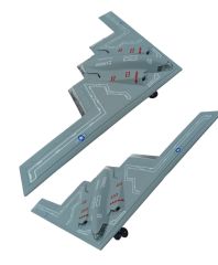 Oyuncak Metal Hayalet Savaş Uçağı Çek Bırak Özellikli Işıklı Sesli Hayalet Savaş Uçağı 28x13cm.Gri