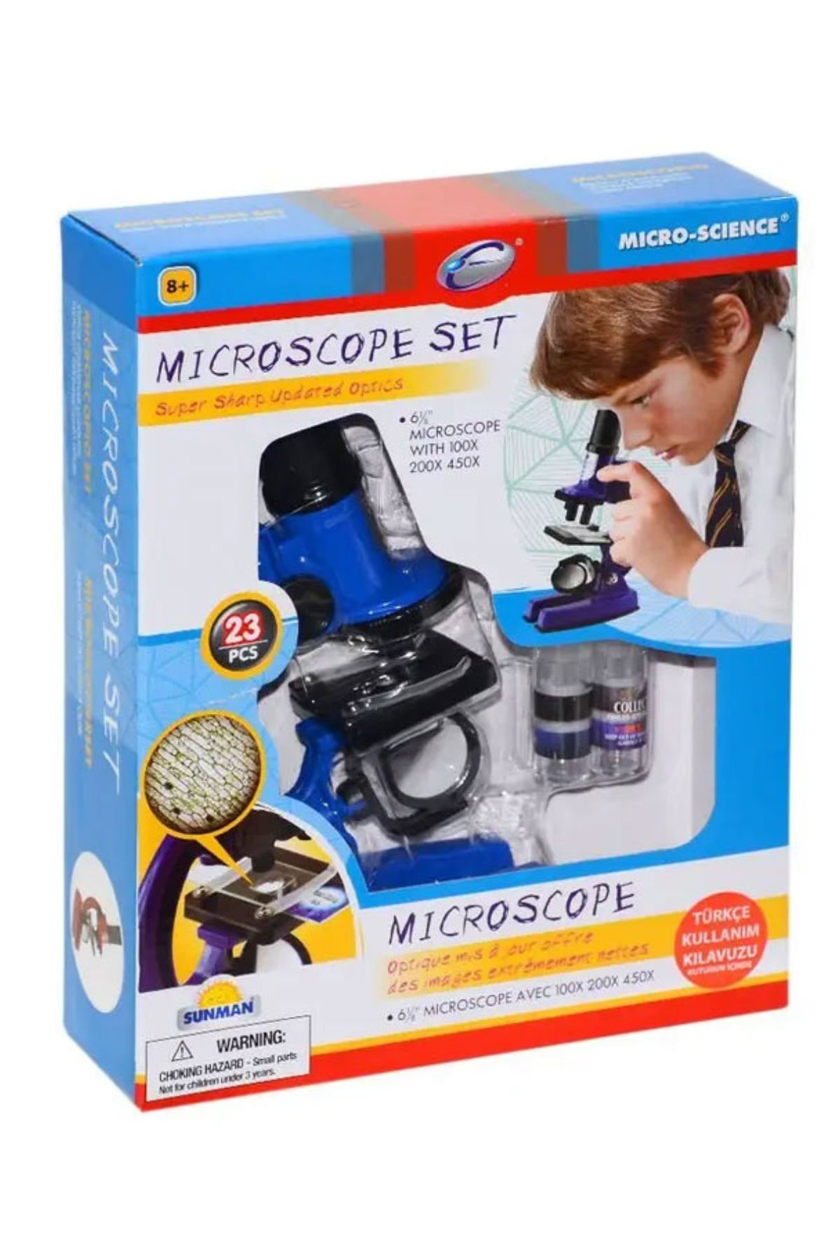 Çocukların Merakını Bilimle Buluşturan 36 Parça Mikroskop Seti