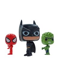 Spiderman Batman ve Hulk 3 lü Kahramanlar Seti | Eğlenceli ve Heyecanlı Maceralar! Herbiri 10cm.