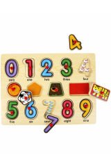 Ahşap Tutmalı Puzzle Deneyiminin En Güzeli: Woody İngilizce Sayılar 14 Parça!