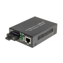 Ods 10/100/1000 SM 20 KM SC Ethernet to Media Converter