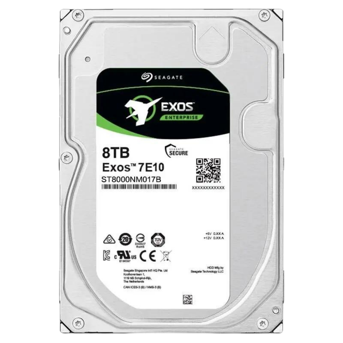 Seagate Exos 8 TB 7E10 SATA 3.0 7200 RPM 3.5'' Harddisk