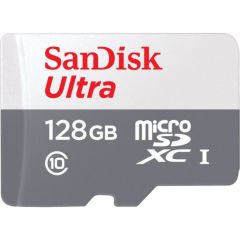 SanDisk Ultra SDSQUNR-128G-GN6MN Class 10 UHS-I 128 GB Micro SD Kar