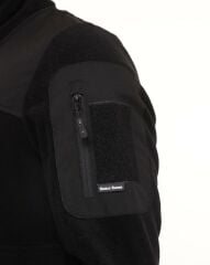 Single Sword Erkek&Kadın Tactical Garni Polar Mont-Hırka-Ceket SİYAH - 3XL