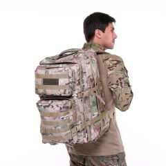 Single Sword 60 L Su Geçirmez Outdoor Taktik Dağcı&Kamp Çantası MULTİCAM