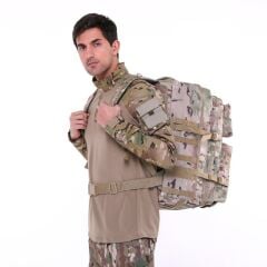 Single Sword 60 L Su Geçirmez Outdoor Taktik Dağcı&Kamp Çantası MULTİCAM