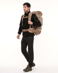 Single Sword Premium Kalite 100+10L Su Geçirmez Outdoor Sırt Çantası BEJ