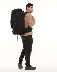 Single Sword Premium Kalite 100+10L Su Geçirmez Outdoor Sırt Çantası SİYAH