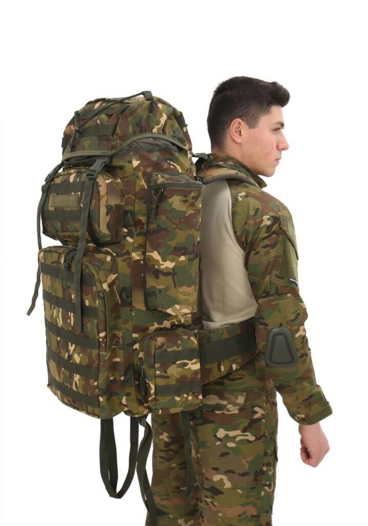 Single Sword 100+10L Su Geçirmez Outdoor Taktik Kamp Çantası MULTİCAM