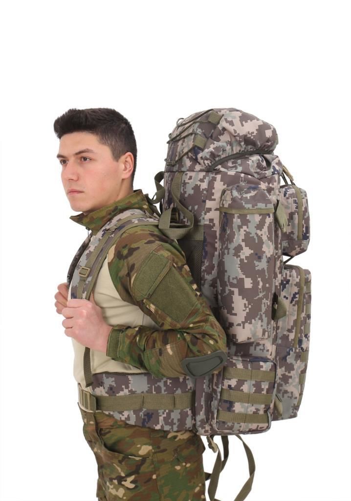 Single Sword 100+10L Su Geçirmez Outdoor Taktik Kamp Çantası PİKSEL