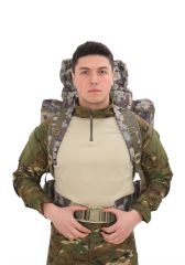 Single Sword 100+10L Su Geçirmez Outdoor Taktik Kamp Çantası PİKSEL