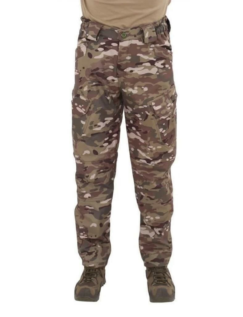 Single Sword Outdoor Softshell Su&Rüzgar Geçirmez Taktik Erkek Pantolon (İçi Polarlı)